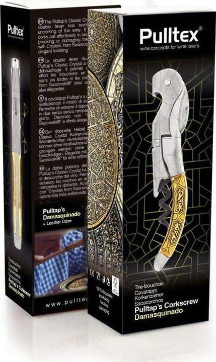 Actual product image Pulltex Un tire-bouchon DAMASQUINADO (Lever corkscrew)