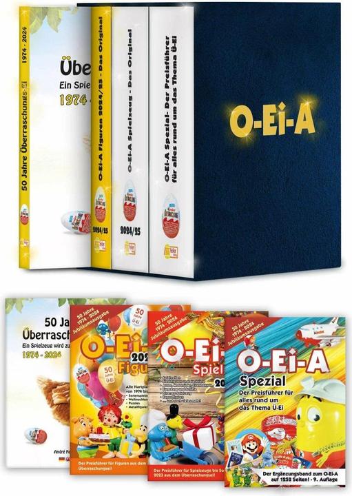 Immagine prodotto Das O-Ei-A 3er Bundle 2024/25 - Die Jubiläumsausgabe! - O-Ei-A Figuren, O-Ei-A Spielzeug und O- (Tedesco, André Feiler, 2023)