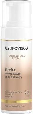 Actual product image Uzdrovisco Body & Face Ritual Self-Tanning Foam For Body And Face 150ml (Self tanning foam, 150 ml)