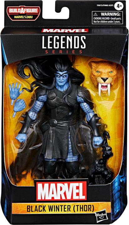 Image du produit Hasbro Figurine Marvel Legends Black Winter (Thor) (BAF : Marvel's Zabu) 15 cm