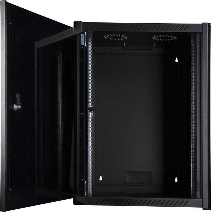 Produktbild Logon RWP16U56BL Wandrek 16U Zwart rack (16 HE, 19 Zoll Rack)