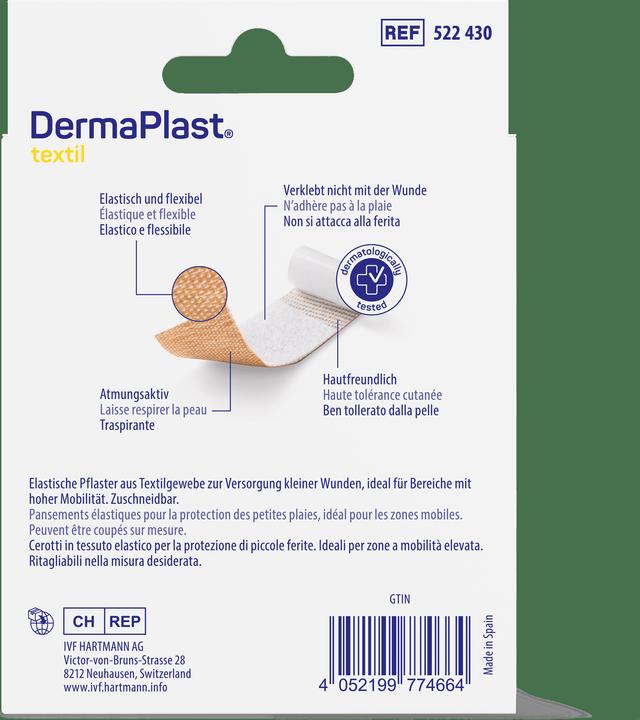 Produktbild DermaPlast Textil Pflaster (10 x)
