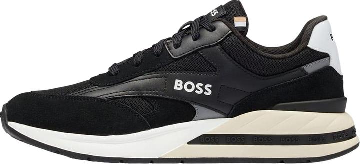 Actual product image BOSS Mens Kurt Leather Running Trainers (39.5)