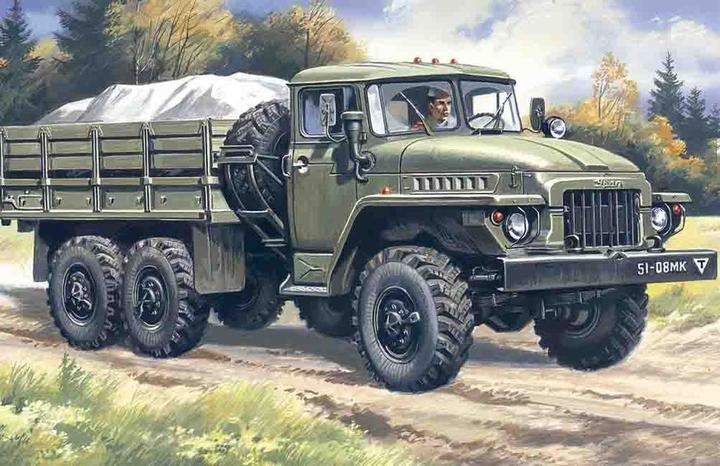 Actual product image ICM URAL-375 D Military truck