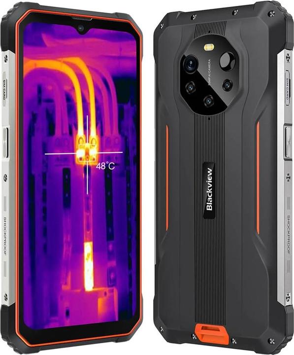 Image du produit Blackview BL8800 Pro (128 Go, Orange, 6.58", Double SIM, 50 Mpx, 5G)
