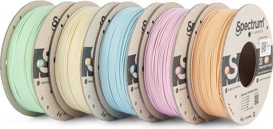 Immagine prodotto Pastello PLA in confezione da 5 pezzi (PLA, 1.75 mm, 1250 g, Multicolore)