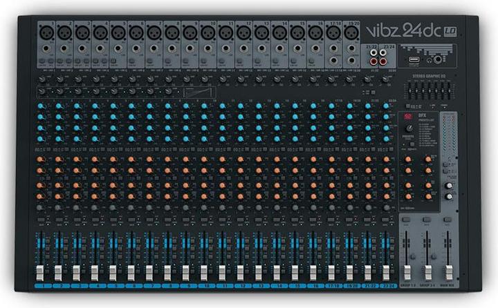Immagine prodotto LD Systems Console di missaggio VIBZ 24 DC a 24 canali (Mixer da studio e live)