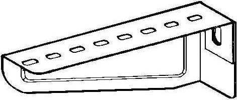 Immagine prodotto Niedax Staffa a muro KTAM 200 E3 (0.21 m)