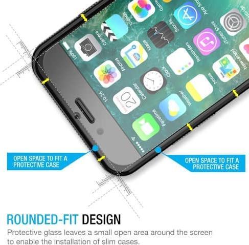 Produktbild Ueli Express iPhone SE / 8 / 7 Displayschutz Panzerglas Casefriendly (1 Stück, Apple iPhone SE, Apple iPhone SE (3rd Gen), Apple iPhone SE (2nd Gen), Apple iPhone 8, Apple iPhone 7)
