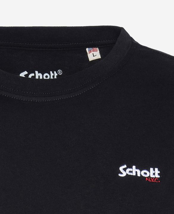Image du produit Schott T-Shirt TSLOGOCASUAL Kurzarmshirt mit Front-Print (M)