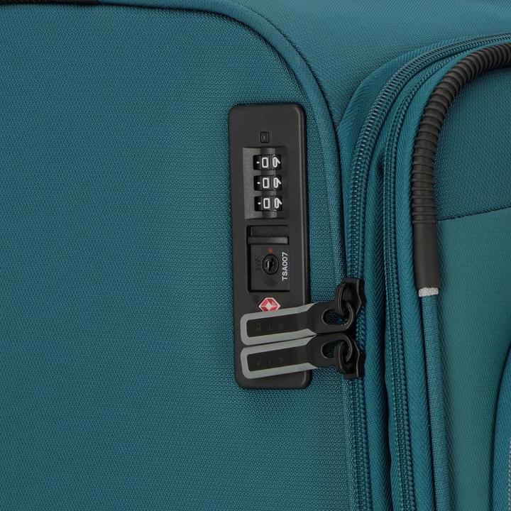 Actual product image D&N Travel Line 9504 4-wheel trolley M 67 cm with expansion fold (67 l, M (50 - 90l))