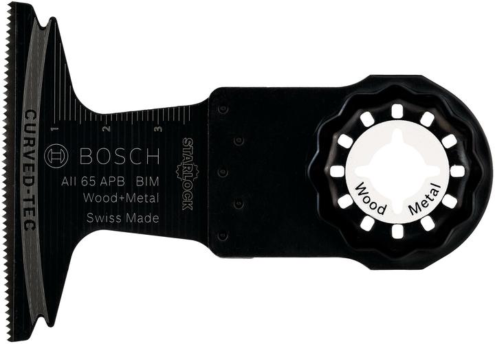 Bosch Zubehör Tauchsägeblatt AII 65 APB Starlock BIM, Wood and Metal, 40 x 65 mm