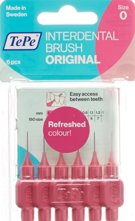 Image du produit TePe Interdental Brush 0.4mm pink (6 x, 0.40 mm)