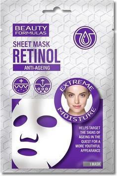 Beauty Formulas Retinol Anti-Aging Sheet Mask moisturizing mask in face sheet
