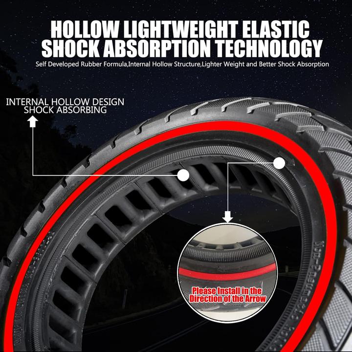 Actual product image Aloskart E-scooter spare tyres