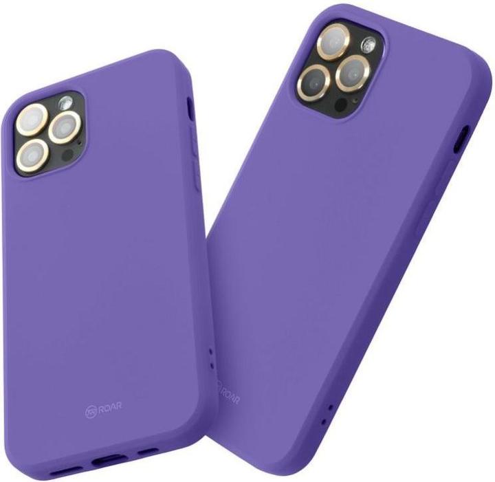 Actual product image Roar Back panel cover case COLORFUL JELLY for SAMSUNG A16 5G purple (Samsung Galaxy A16 5G)