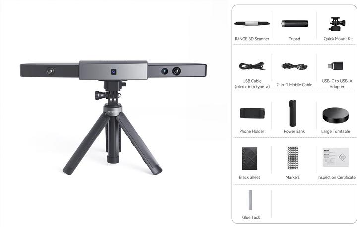 Productafbeelding Revopoint Bereik 3D Scanner - Premium Pakket