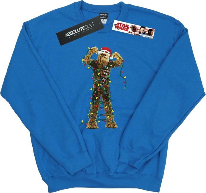 Star Wars Chewbacca Christmas Lights Sweatshirt (S)