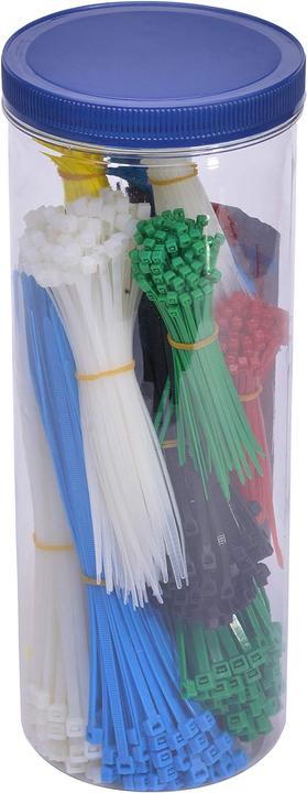 Immagine prodotto SW-Stahl Assortimento di fascette (1200pcs) (Fascette in plastica, 1 pz.)