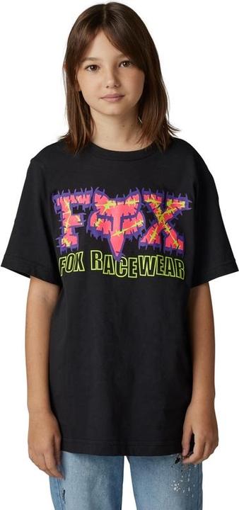 Actual product image Fox Tee 23 Yth Barb Wire Ii Ss Blk Ym (M)