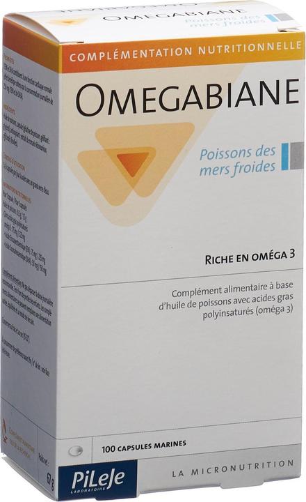 Image du produit Omegabiane Huile de poisson des eaux froides Capsule (100 pièce(s), Capsules, 106 g)