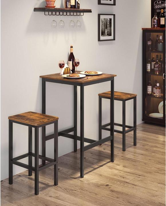 Produktbild Vasagle Bartisch-Set (60 x 90 x 60 cm)
