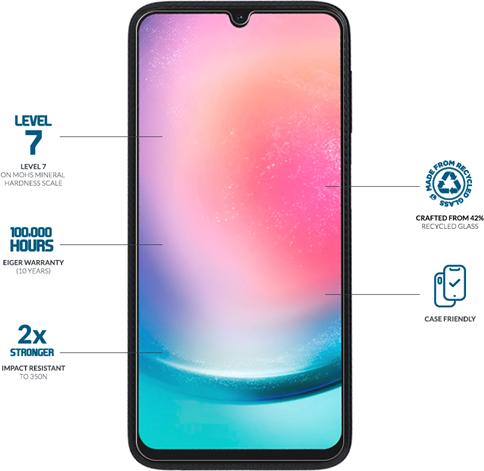 Produktbild Eiger Mountain Glass Clear (1 Stück, Samsung Galaxy A25 5G)