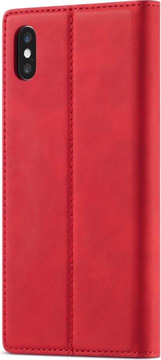Actual product image Cover-Discount iPhone Xs / X - Stand Flip Case Cover red (Apple iPhone XS)