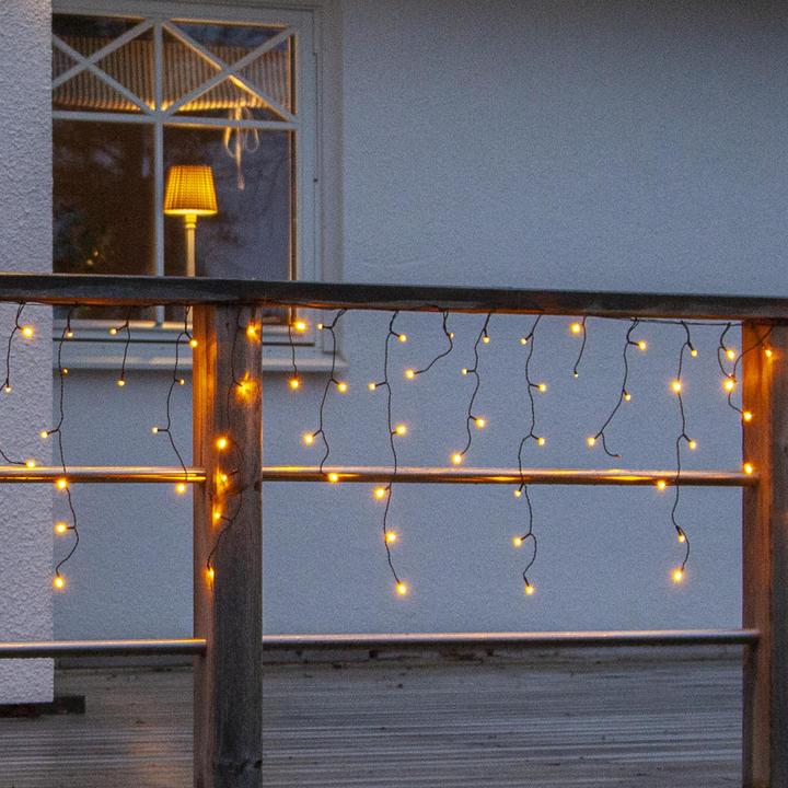 Actual product image Star Trading LED light curtain 'Golden Warm White', 480 LEDs, 12m (12 m)
