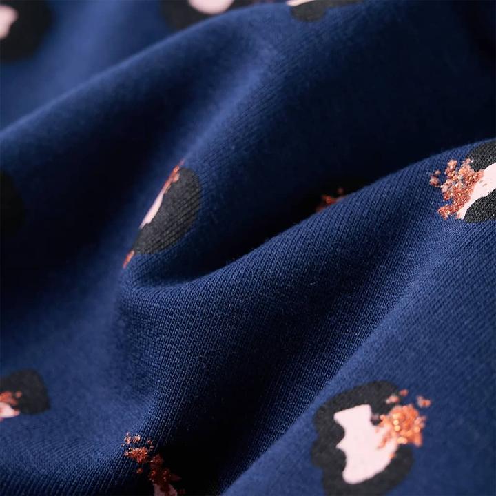 Immagine prodotto VidaXL Felpa con cappuccio per bambini blu navy 128,Materiale: 95 (128)