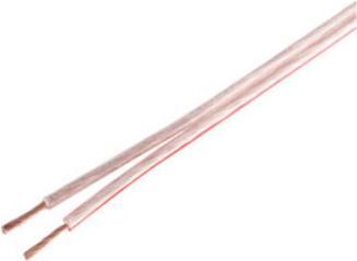 Shiverpeaks BS06-245011 - Met koper bekleed aluminium (CCA) - 50 m - Rood - Transparant (50 m, 1 mm²)