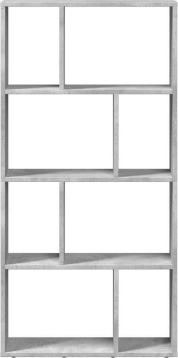 Produktbild VidaXL Bücherregal Raumteiler Standregal Aktenregal Büroregal Regal Betongrau (60 x 20 x 120 cm)