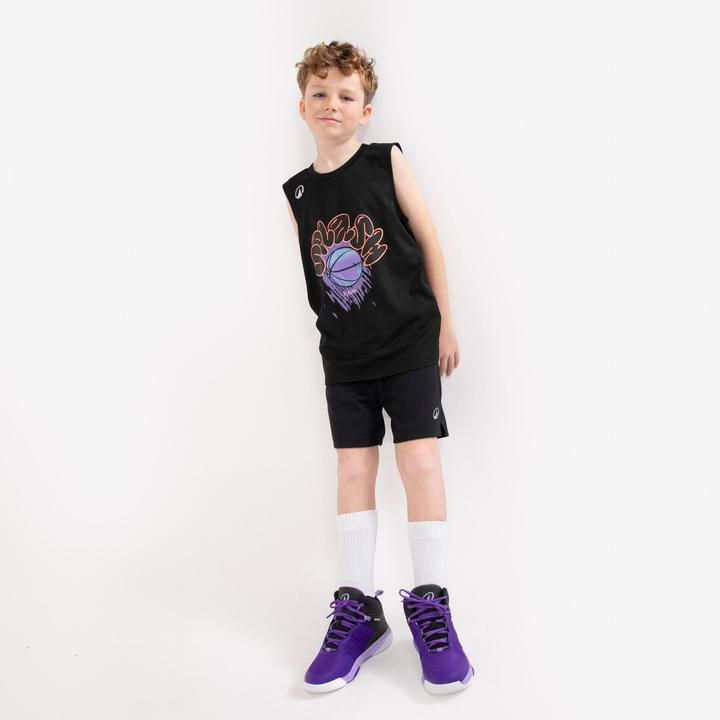 Image du produit Kipsta Maillot basketball sans manche enfant - ts500 fast noir (140)