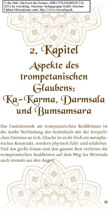Nährwerte und Zutaten Die Kunst des Furzens (Deutsch, Darmei Lama, 2016)