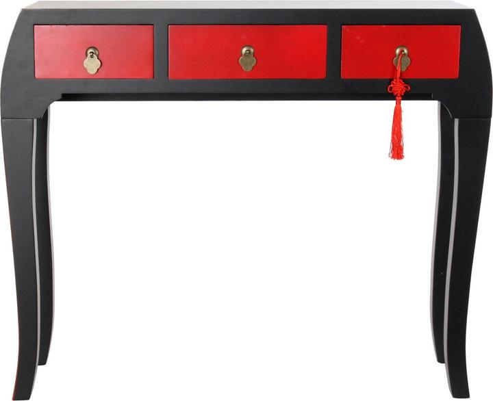 Produktbild DKD Home Decor Console Fir Red Black MDF Oriental (96 x 27 x 80 cm)