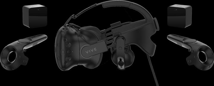 Actual product image HTC Vive + Vive Deluxe Audio Head Strap
