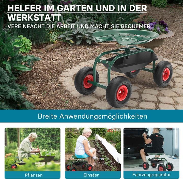 Actual product image Wiltec Gartenwagen (150 kg)