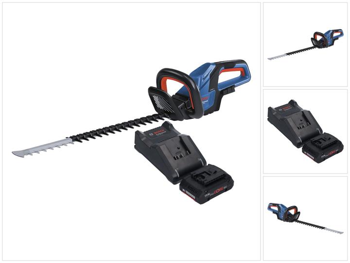 Immagine prodotto Bosch Professional Bosch GHE 18V-60 Tagliasiepi professionale a batteria 18 V 60 cm brushless + 1x batteria ProCORE (Tagliasiepi a batteria)