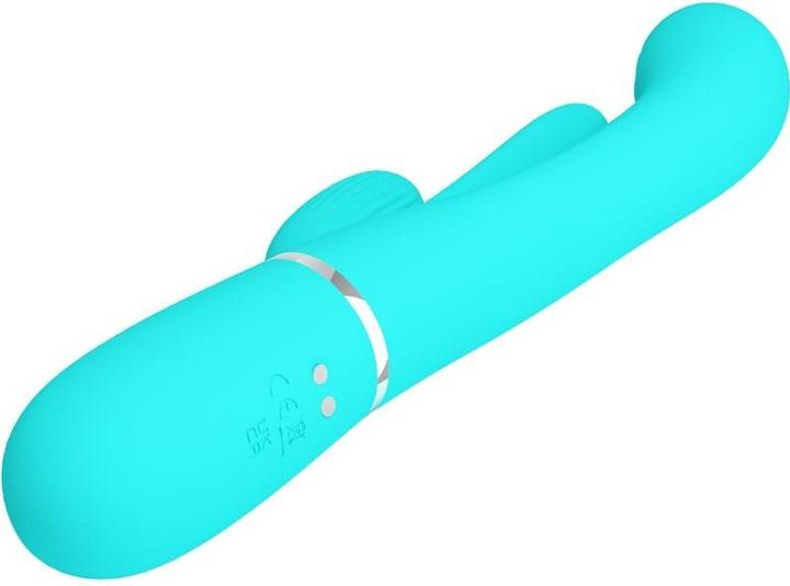 Produktbild Pretty Love - Shania Triple Rabbit Multifunktionsvibrator 3 In 1 Blau
