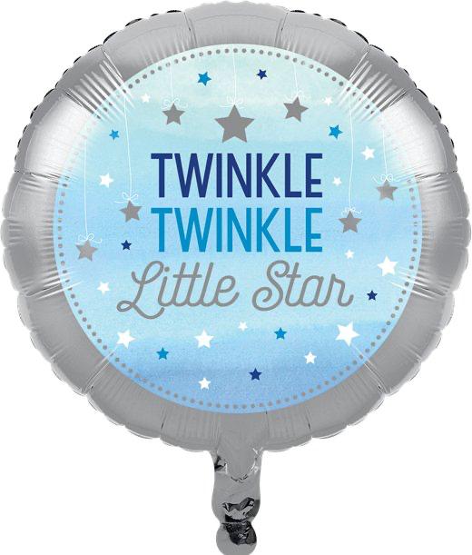 Produktbild Creative Party Alu-Ballon Kleiner blauer Stern (1 x)