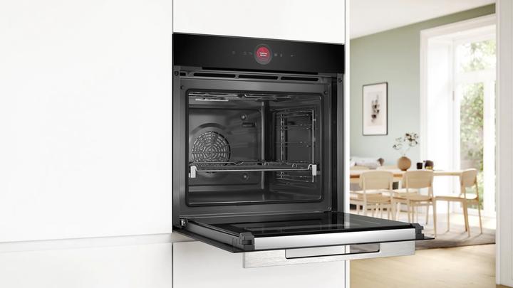 Produktbild Bosch Hausgeräte Serie 8, Einbau-Backofen, 60 x 60 cm, Schwarz, HBG774KB1F