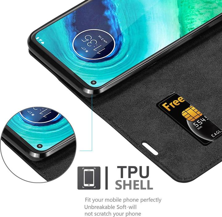 Immagine prodotto Cadorabo Copertina magnetica invisibile del libro (Motorola Moto G8)