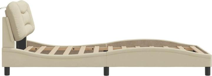 Image du produit VidaXL Cadre de lit avec tissu LED (100 x 200 cm)