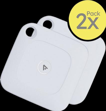 Actual product image Alkaya A Tag GPS Tracker Bluetooth Tracker black (pack of 2)