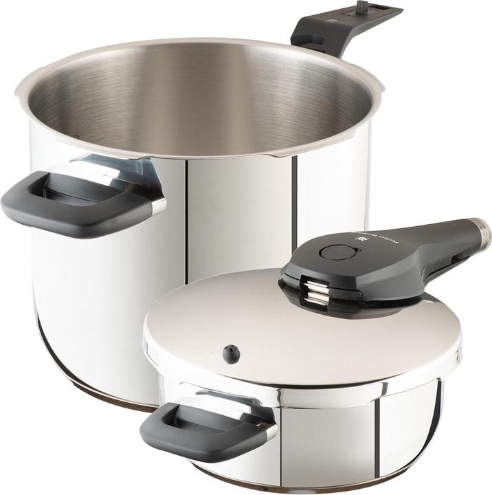 Image du produit WMF Set de casseroles (22 cm, Cuiseur à vapeur, Acier inoxydable)