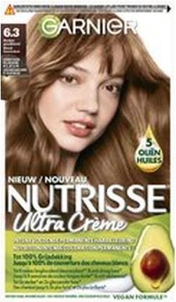 Immagine prodotto Garnier Nutrisse Ultra Creme 63 Biondo Scuro Dorato - Colore Permanente Nutriente Intenso, 224 G (63 Biondo scuro e dorato)