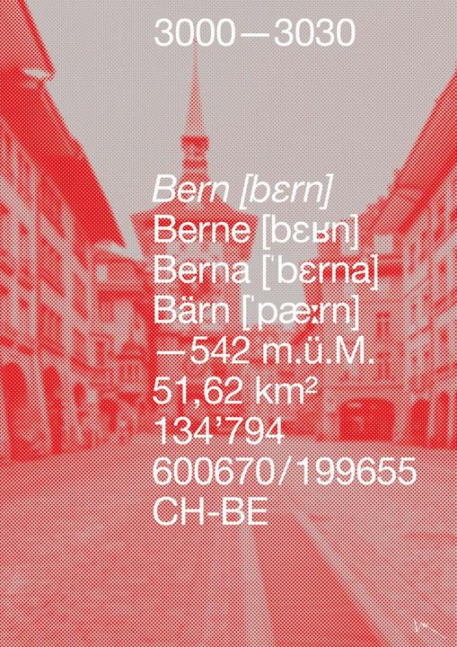 Produktbild Plakativ Bern Poster A2 (59.4 x 42 cm)