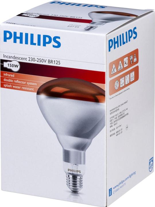 Actual product image Philips Infrared lamp (150 W)
