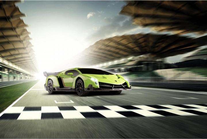 Produktbild Carson 1:24 Lamborgh.Veneno 2.4G 100% RTR grün (RTR Ready-to-Run)