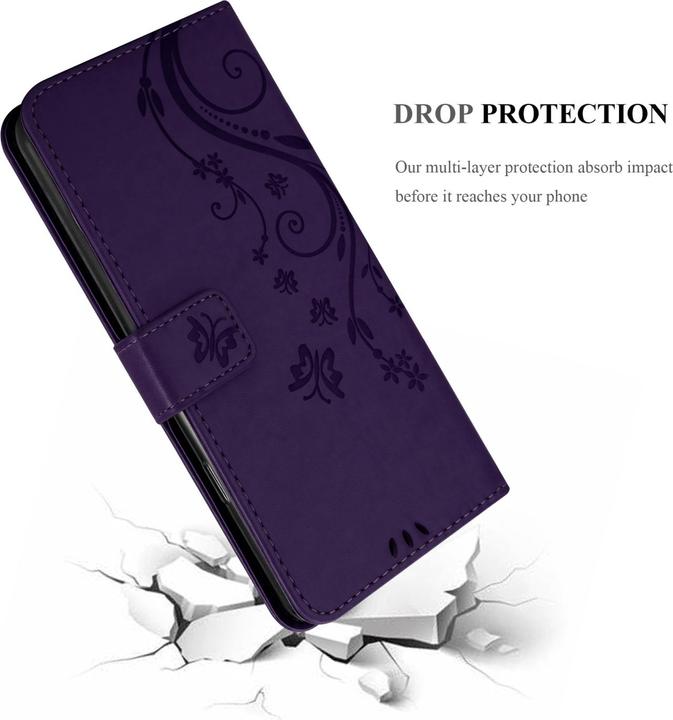 Image du produit Cadorabo Pochette Flower Book (OnePlus Nord N200 5G)